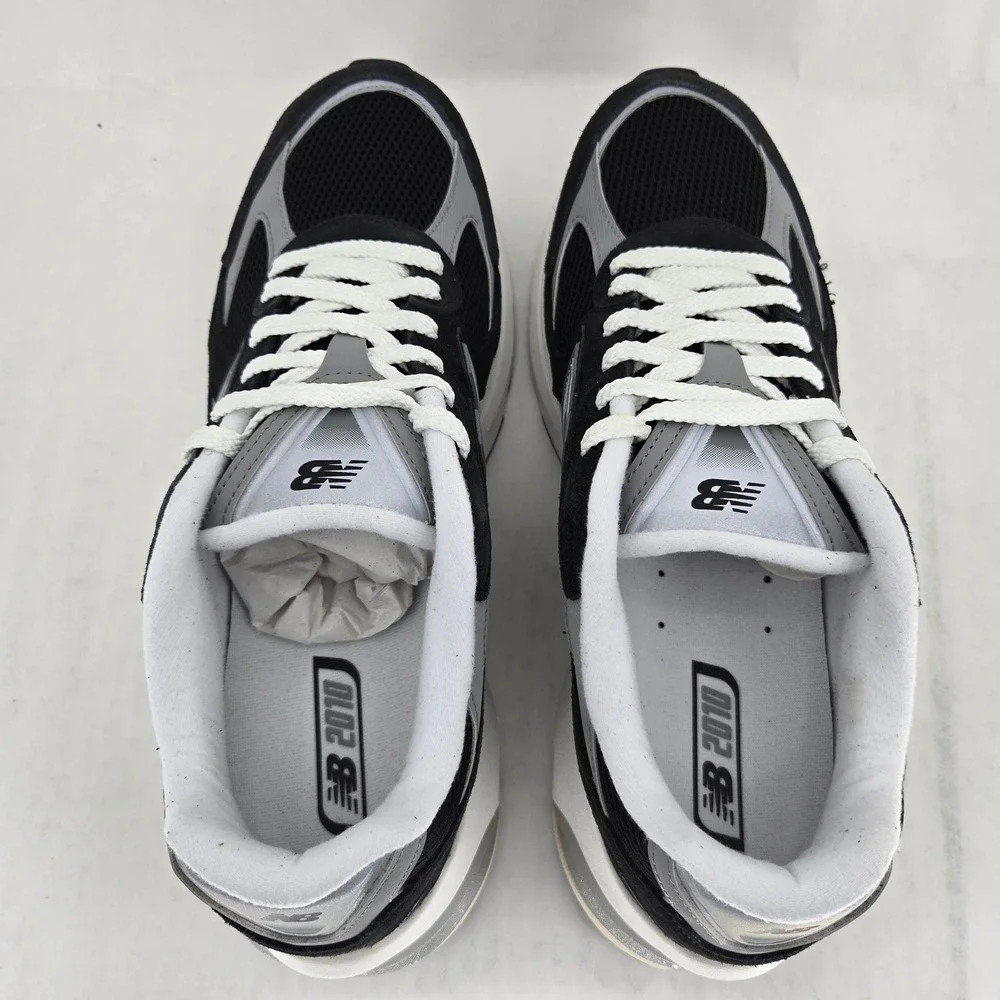 New Balance 2010 Black Grey Suede Mesh Sneakers U2010892 Mens 11.5 Womens 13
